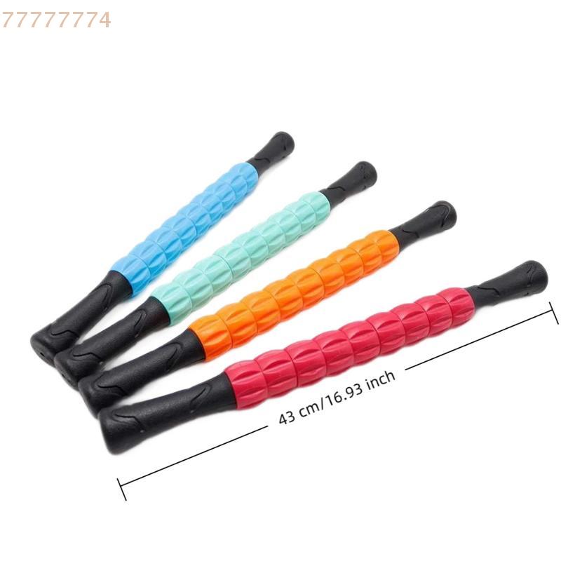 Gear Massage Stick Yoga Deep Muscle Relaxation Massage Shaft Personal Training Fascia Roller Plastic Roller Stick Shaft Fitness
