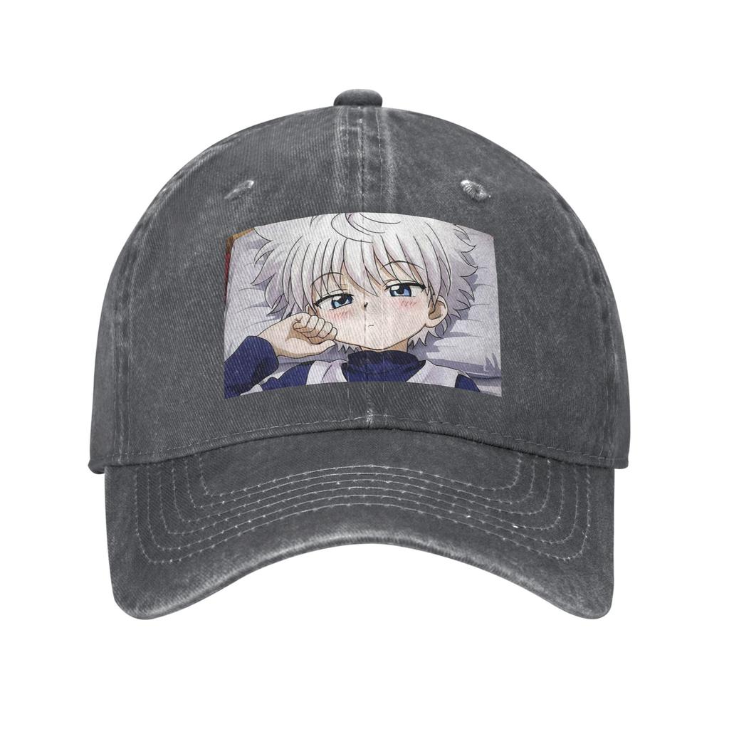 Anime Hunter X Hunter  Denim Cap Casual Baseball Caps Adjustable Hat Summer Unisex Baseball Hats