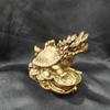 Pure Copper Dragon Turtle Pair: Wealth & Protection Feng Shui Ornament