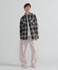 AVIREX OMBRE CHECK SHIRT Women's F Size 410 Charcoal 783-6120602
