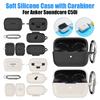 Protective Cover Soft Flexible Scratch Resistant Earphone Case with Carabiner for Anker Soundcore C50i Accessories