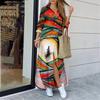 BITCED Fashion Long Sleeve POLO Neck  Casual Dresses