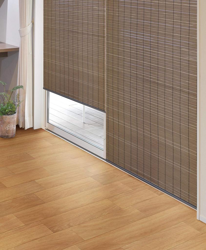 Ooshimaya Reed Made in Privacy 88 x 180 cm Blind, PP, Japan, Sunshade, Screen, Brown, Approx.