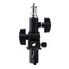 Selens Strobe 2 Angle and Inch Screw Flash Studio Black Bracket, Pieces, 180° Adjustable, 1/4 3/8 Converter, Bracket, Stand, Umbrella, Light, Etc.,