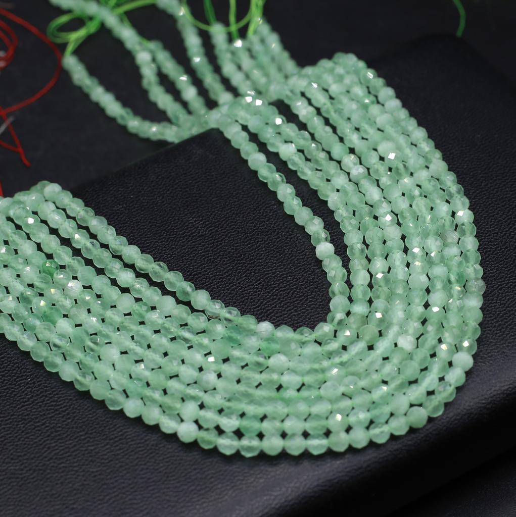 Faceted Opal Stone Natural Beads Isolation Beads Charms For Jewelry Making Diy Necklace Bracelet Earrings Accessory Size 4 Mm