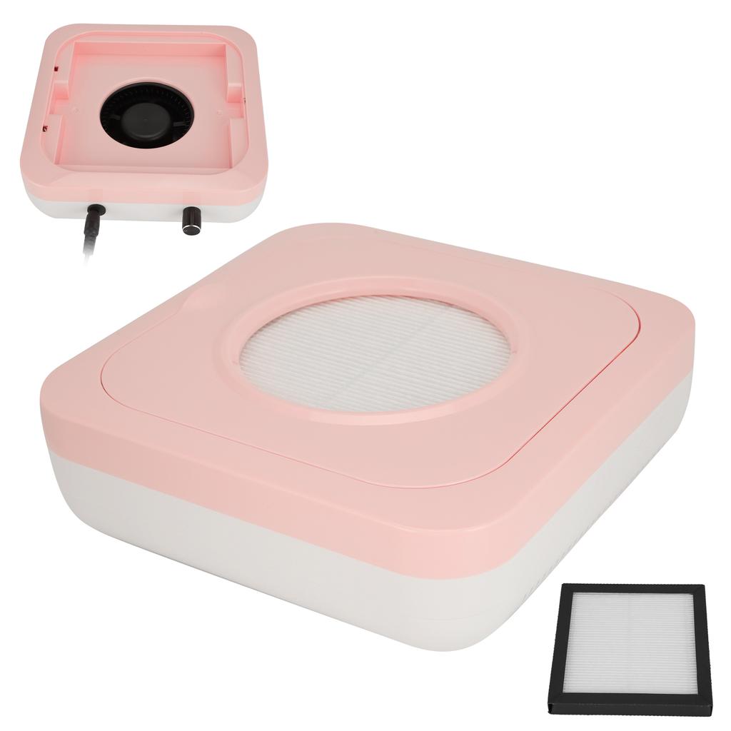 80W Nail Dust Collector Powerful Suction Nail Dust Vacuum Machine With Filter (100‑240V)US Plug