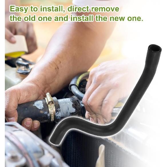 Nr. 8724533090 Heizungsschlauch für Toyota Camry 2,2L 1992-1996 Gute Abdichtung Schwarzer Kühlerschlauch für den Motor Gummi 1 Stück