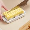 1 STÜCK Butter Schneidebox Käse Butter Aufbewahrungsbox mit Deckel Transparenter Butter Frischhaltebehälter für Kühlschrank Küchenhelfer