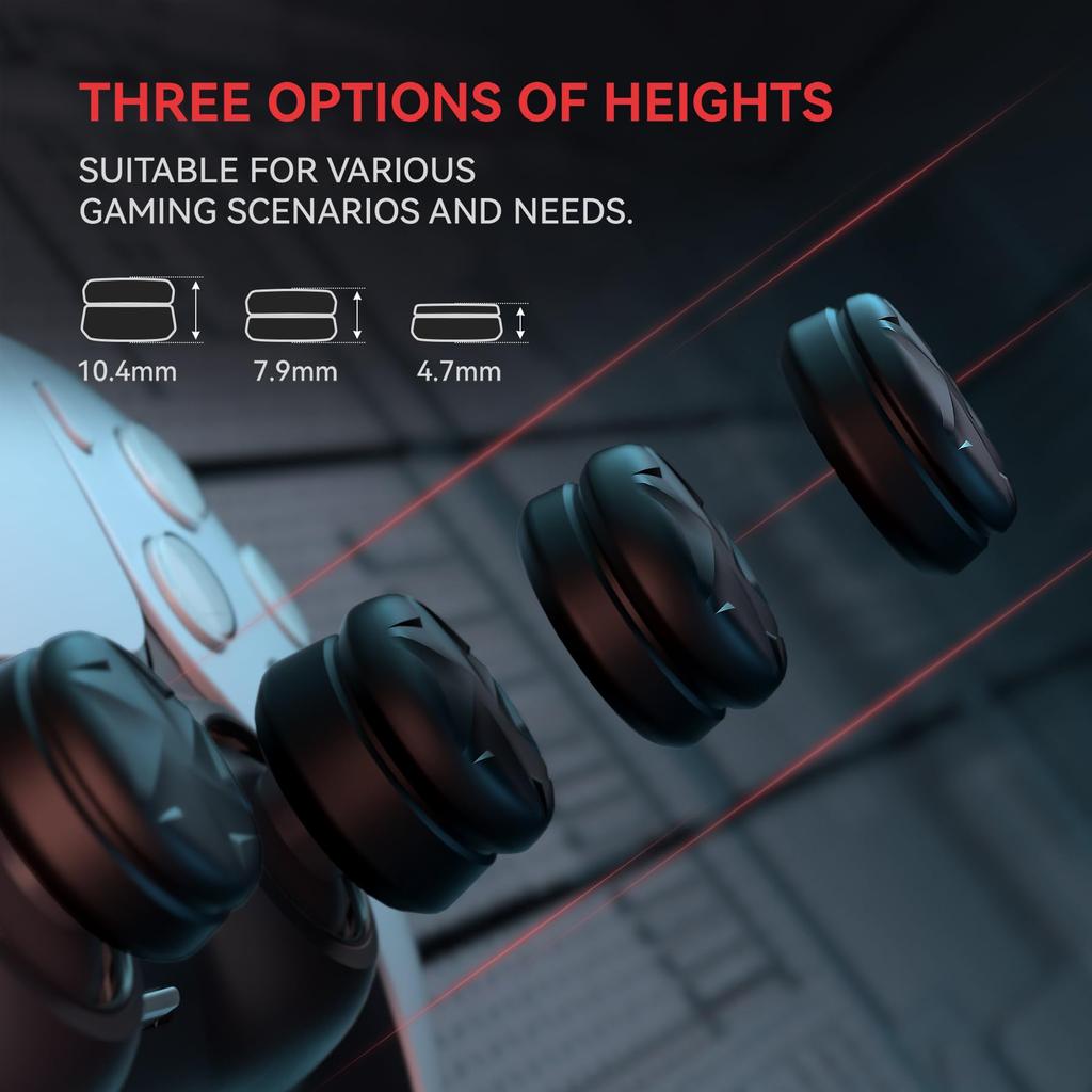 Capa protetora para polegar PlayVital Thumb Grip para PS5 PS4 Thumbstick Grip Cover para Xbox Core Xbox One Elite Series 2 Wireless Thumb Grip Cap para