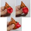 Tongue Sticking Stool Keychain Creative Prank Squeezing Novelty Stress Relief Venting Children'S Toys Party Gifts Stress Relief
