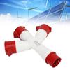 5 Pin Industrial Plug Multiple Socket 380-415V 3 Phase 16A Waterproof PA66 Shell Aviation Connector