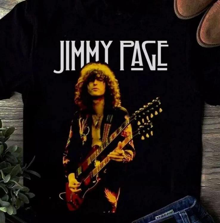 Jimmy Page T Shirt Men women All Size S-5XL Music Gift For Fans 4XL