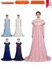 New Bridgerton Medieval Retro Ball Gown for Cosplay & Stage Performance