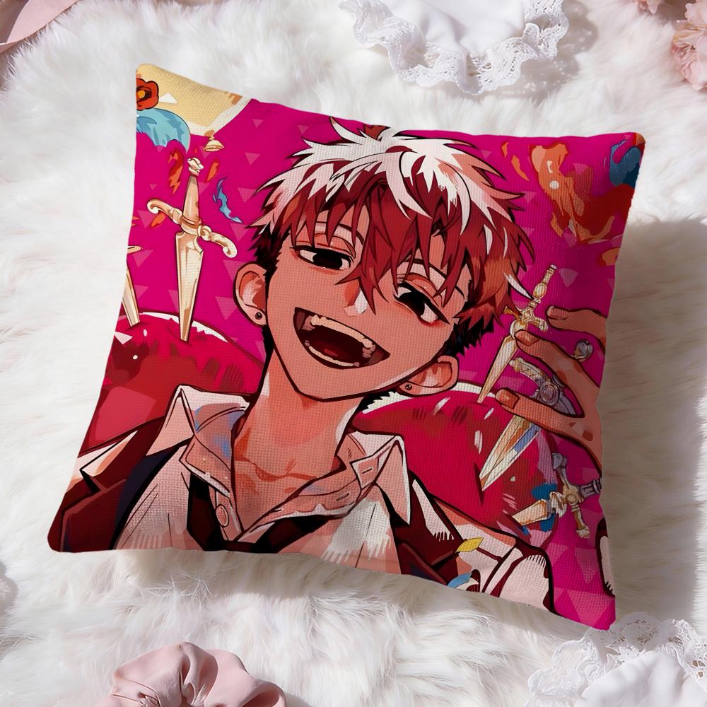 b-Bound Hanako-kun Cushion Cover Premium Comfort Reversible Pillow Cove -Two in One Design for Any Room & Car Interior