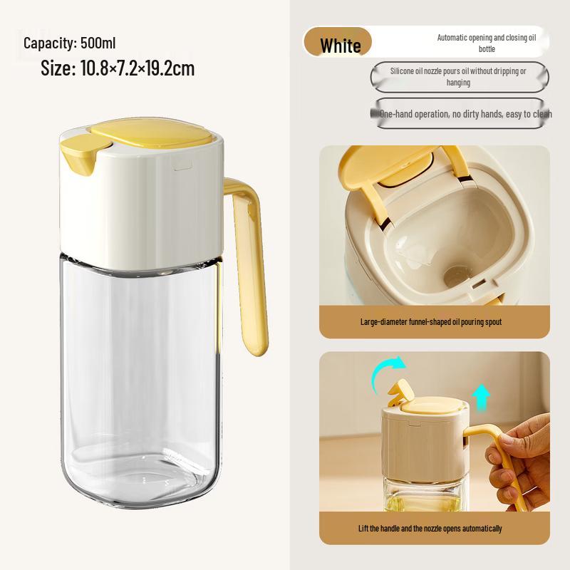 Non-Drip Glass Oil Dispenser