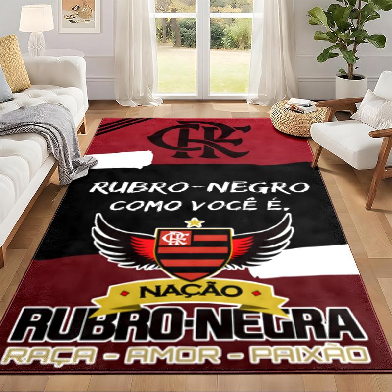 CR Flamengo Carpet Door Mat for Living Room or Bedroom Protective Mat Under Chair Office Decoration Christmas Gift Birthday Present