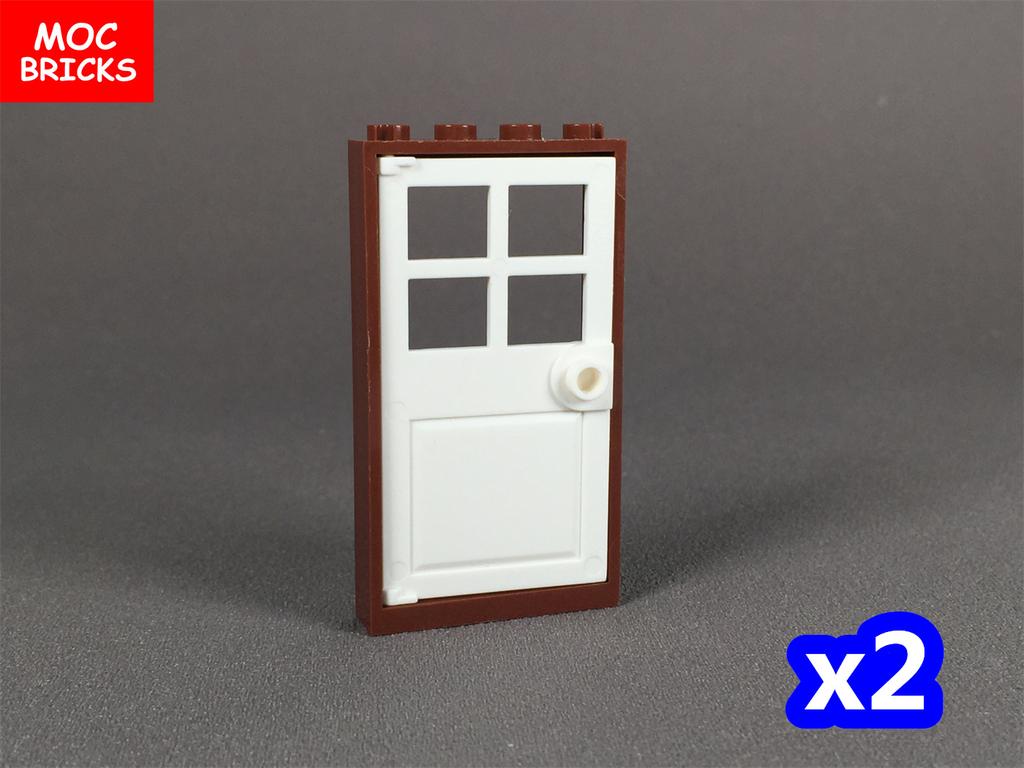MY OWN CREATION Blocks City Door Windows Add-Ons Building Blocks House Fence Stairs Ladder DO-IT-YOURSELF Parts Toy Ideal For kid