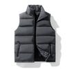 Men's Vest Autumn and Winter Feather Cotton Vest Men's Thermal Vest Men's Vest Fixed Large Size