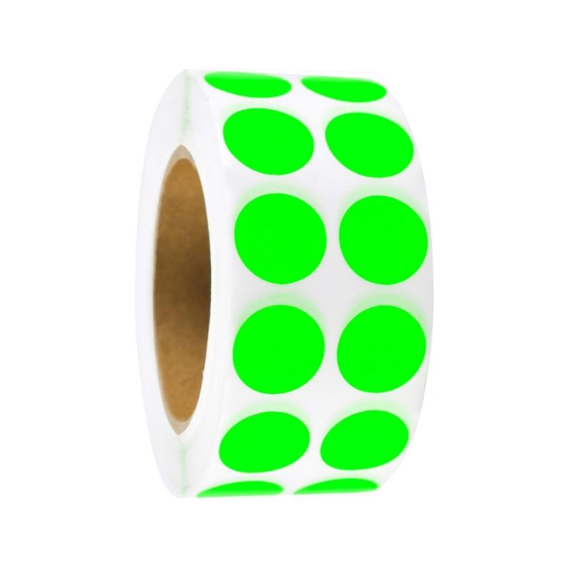 Solid Color Circle Sticker Round Color Circle Dot Sticker Labels Adhesive Round Sticker Color Coding Labels