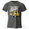 Surfer Sunrise Silhouette Printed Unisex Men Women T-Shirt Tees Tops 100% Cotton Ocean Wave Graphic Morning Ritual