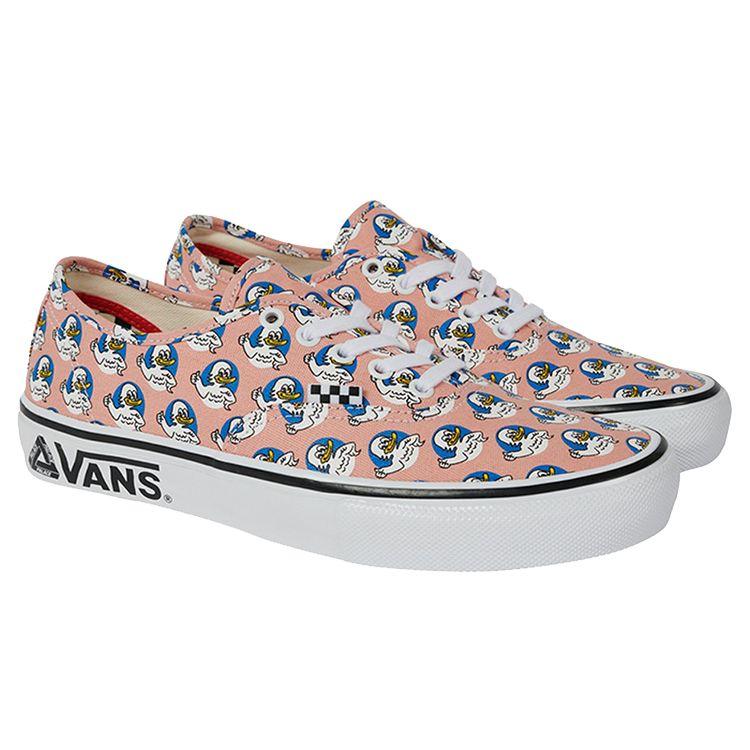 Palace x Vans Skate Authentic Jeremy the Duck - Salmon Unisex Sneakers Pink White Royal VN0A4BWN6VL