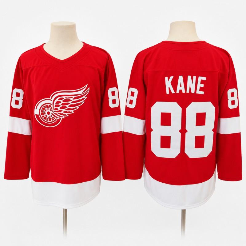 Maglia da Hockey Completamente Ricamata Boston Bruins Red Wings Grizzlies Sportswear per Squadra Uomo Donna Invernale Manica Lunga