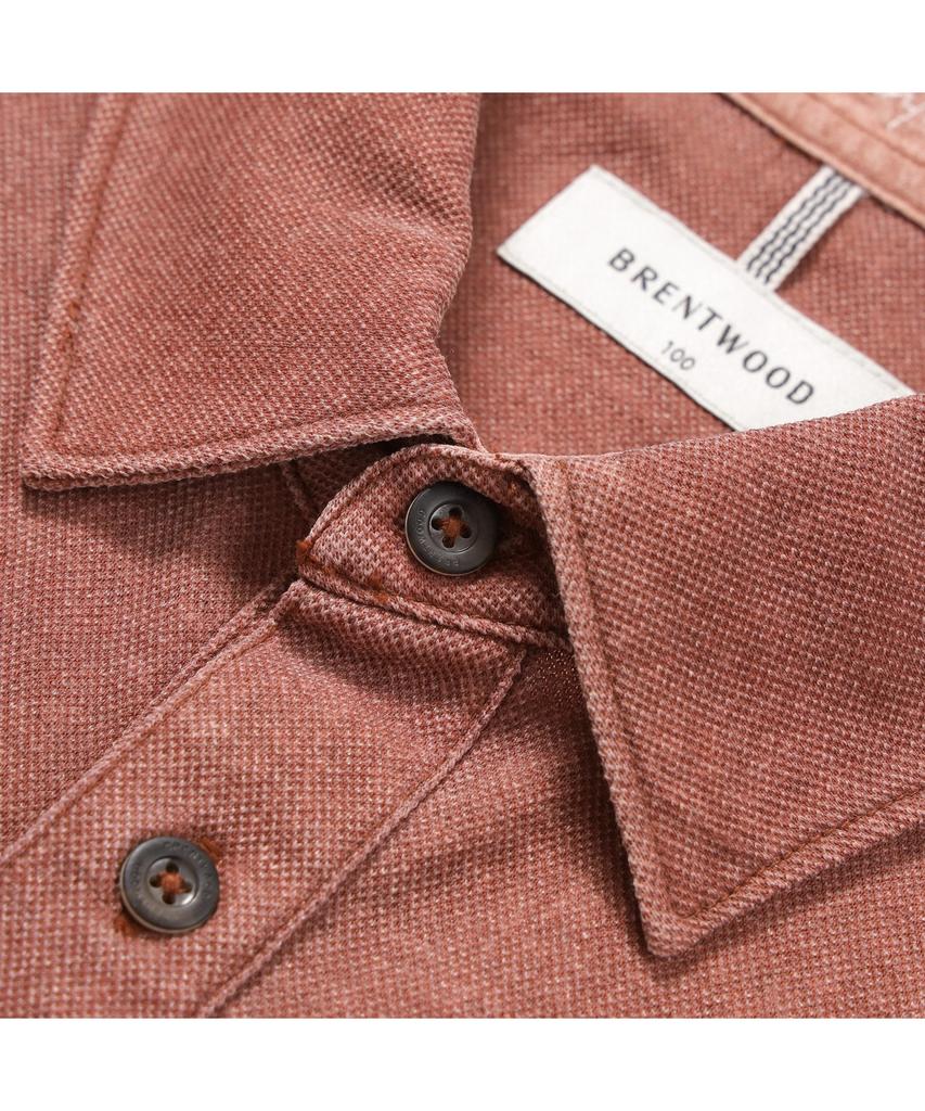 BRENTWOOD Pigdyed Polo Neck T-Shirt Brtam26611Rex