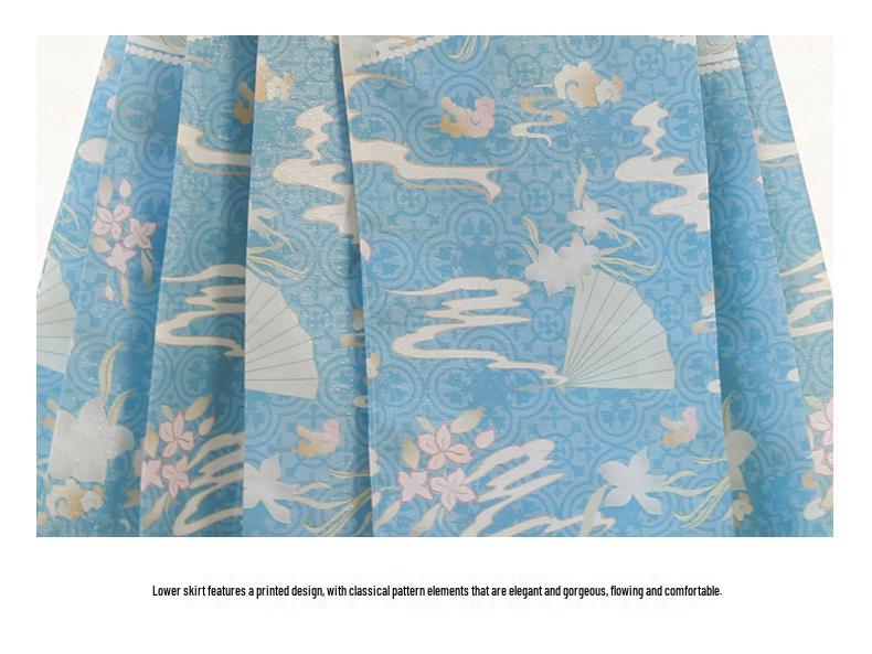 Girls' Winter Ming-Style Hanfu Set for Chinese New Year 2025: Thickened Tang Suit Mianqun