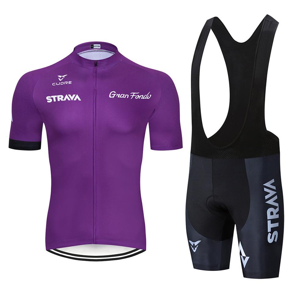 STRAVA Summer Short Sleeve Cycling Suit Off-Road Mountain Motorcycle Breathable Cycling Suit Set 2026