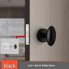 Versteckter Minimalistischer Weißer Runder Türgriff für Schlafzimmer
