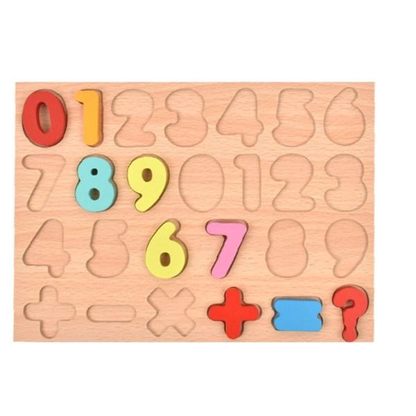 Oztoy Wooden Number Three -dimensional Puzzle Set, 1 Set, Korea Best Toddler Puzzle