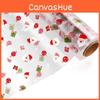 Christmas Cellophane Wrap Roll Snowflake Pattern Waterproof Flower Wrap For Gift Shops