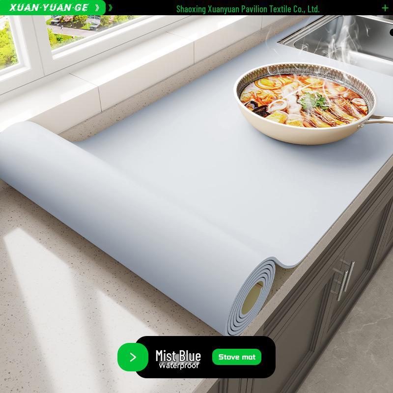 Silicone Heat-Resistant, Anti-Scald Stove Mat - Waterproof, Oilproof, Cuttable, Thickened Table Protector