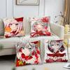 Destination Animation Takt Op D-Destiny Pillow Case Square Pillow Bedroom Sofa Leisure Comfort Living Room Home Decoration 40X40