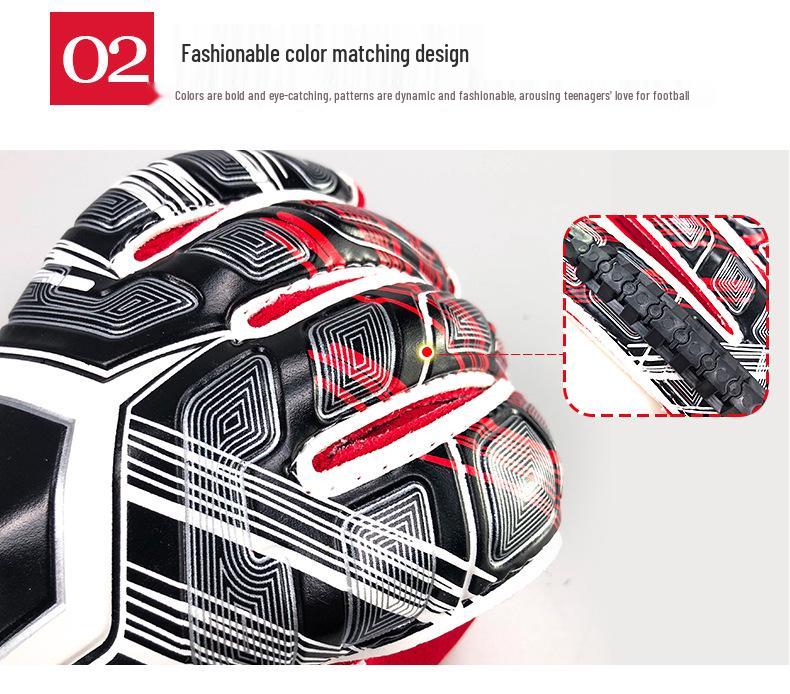 Anti-Kollisions-Latex-Torwarthandschuhe für Jugendliche und Erwachsene - Handschutz für Fußball