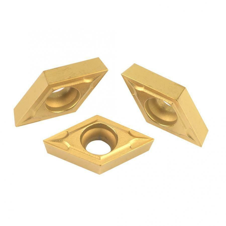 10pcs DCMT11T304-HM YBC251 Carbide Inserts Blades for Lathe Turning Holder Tool