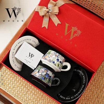 WOOCH Afternoon Tea Couple Mug Gift Set