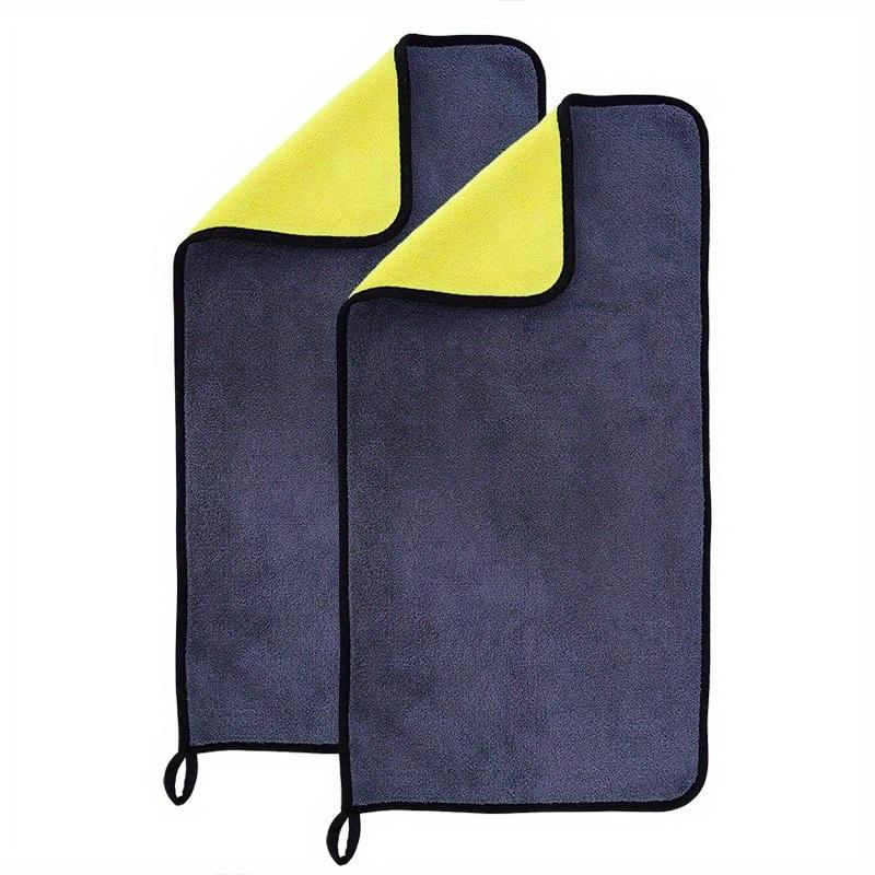High-density Car Wash Towel, Coral Fleece Double-sided Thickened Car Towel, Absorbent Glass Cleaning Towel, Multi-functional Towel