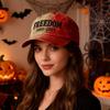 Blood Splatter Halloween Baseball Hat Freedom 1993-2025 Letter Print Baseball Cap Halloween Daily Wear