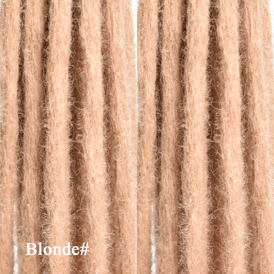 Syntetiske Dreadlock Extensions Håndlaget heklet hår 20 tommers Dread Extensions Heklefletter for menn/kvinner dreadlocks hår