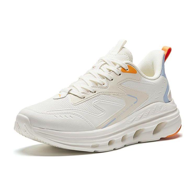 Anta Energy Ring Water-Resistant Comfortable Versatile Trendy Durable Low-Top Running Shoes Women sneaker White Orange 922345578-6