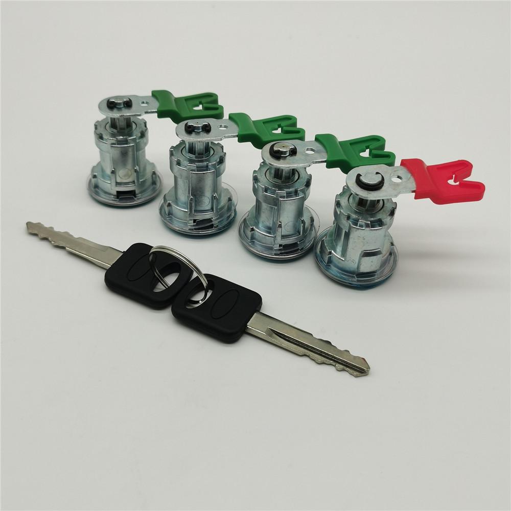 Ignition Cylinder & 4 Door Lock Set 703369 For Ford Econoline Van E150 E250 E350