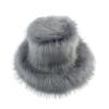 Fisherman's hat winter style brim basin hat thickened warm imitation fur fur fur hat