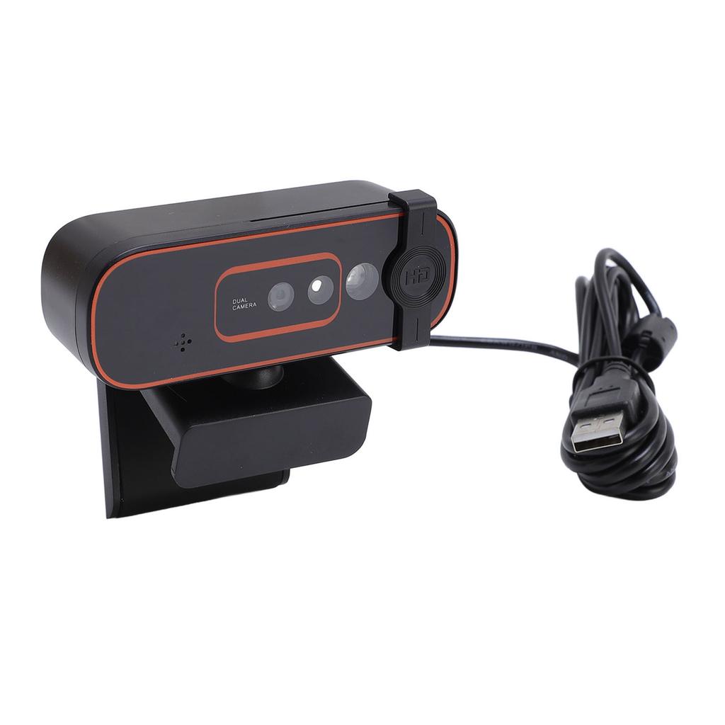 Computer Web Camera 1080P 30fps Facial Recognition USB Computer Camera with Private Cover Mic