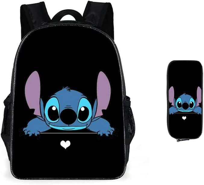 Cartoon Animation Backpack, Primary And Secondary School Schoolbag, Children S Backpack, Pencil Bag, Two-Piece Set two-piece set (backpack + pencil case)