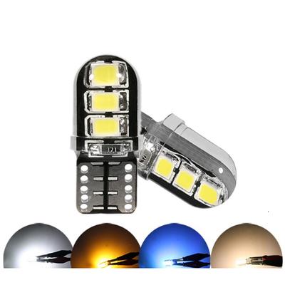 Car T10 W5w 6smd 2835 Led Bulb Canbus Width Indicator Light Led Bulb Canbus Silicone Dome Light