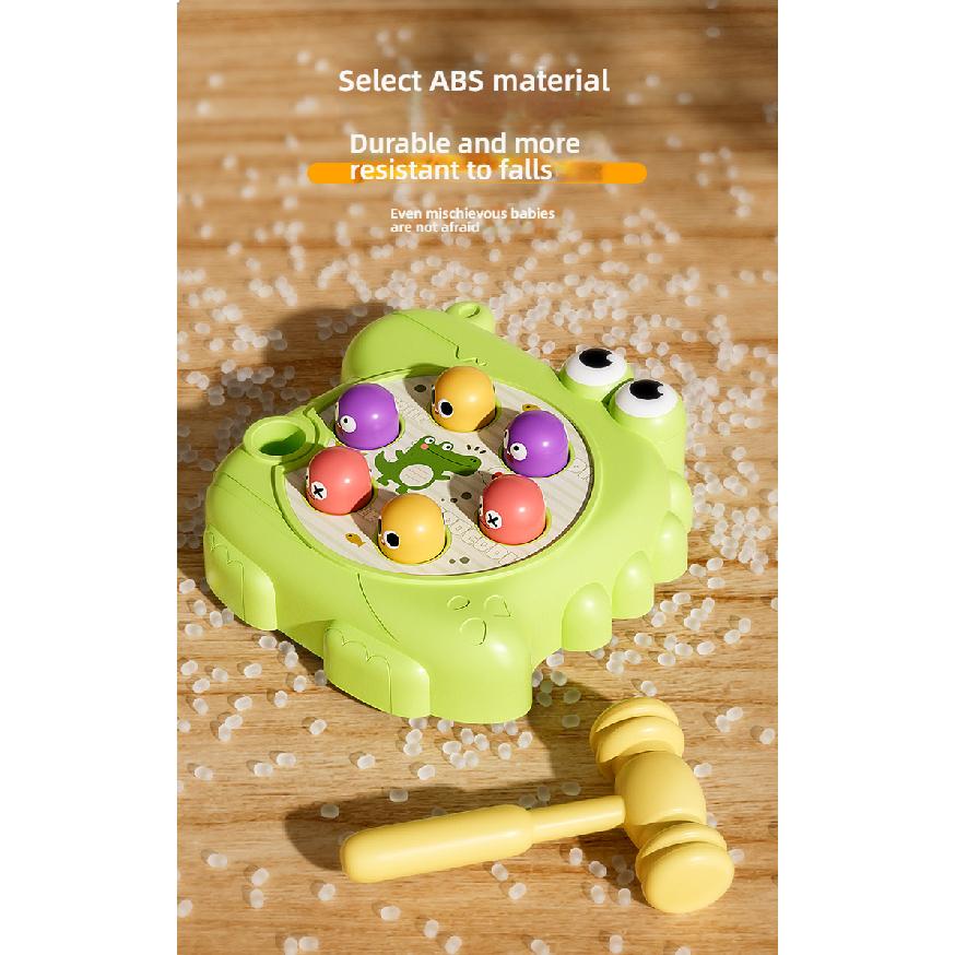 Crocodile Whack-A-Mole Children's Toy Boys and Girls Early Education Intelligence Brain-Teasing Baby Press and Hit Toy Infant Toddler