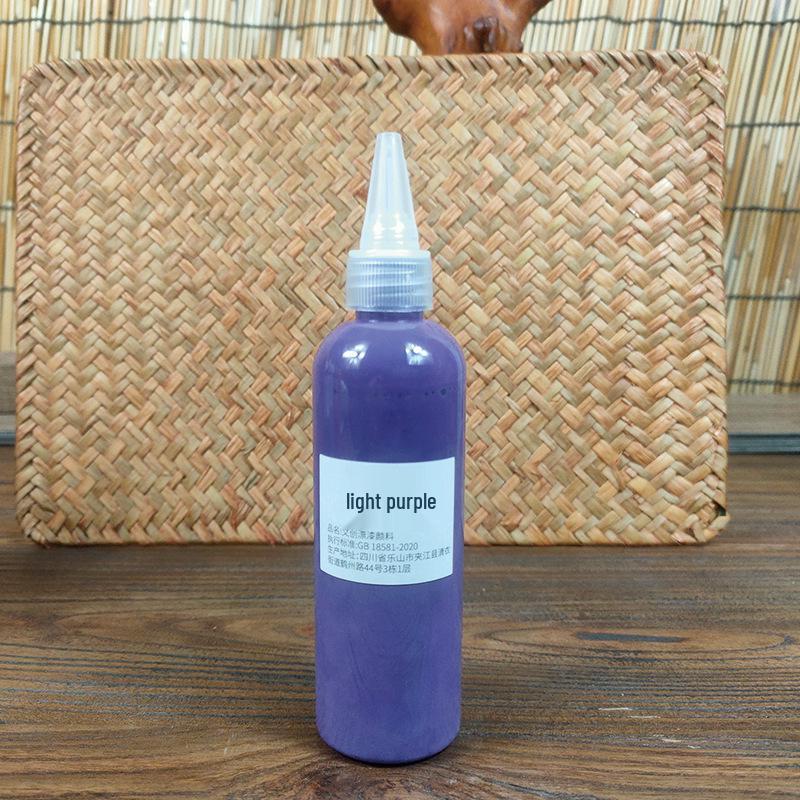 DIY Lacquer Round Fan Painting Set - Includes Pigment and Absorbent Paper