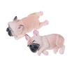 1PCS French Bulldog Sleepy Corgis Dog Toys Landscape Decor Animals Dolls Kids Gifts Action Figures PVC Model Toy