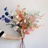Simulated Apple Leaves Eucalyptus Artificial Flower Branches Home Soft Decoration Wedding Hall Layout Silk Flower Arrangement